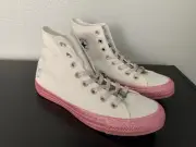 Converse Chuck Taylor All Star Hi x Miley Cyrus White Pink M7 W9 New