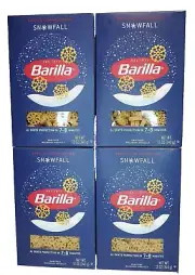 Barilla Snowfall Pasta Limited Edition 12 oz Lot of 4 Packs New Best By 05/2027
