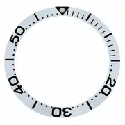 BEZEL INSERT FOR 41MM CASE OMEGA SEAMASTER 2231.50, 2532.20,2542.80 SILVER GRAY