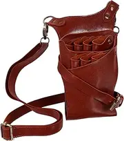 PLAFOPE Hairdresser Scissors Pouch Kit Detachable Barber Tool Bag Belt Leather Scissors Holder for Stylists Professional Hair Cutting Accessories Suitable for Salon Use