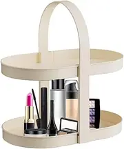 2-Tier Makeup Shelf Organizer, Bathroom Counter Rack, Standing Rack for Vanity Storage, Organizer Tray for Makeup Bedroom Corner