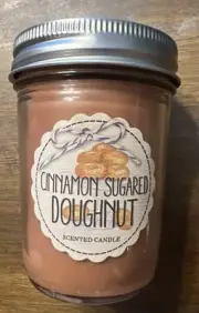 Bath and Body Works Candle CINNAMON SUGARED DOUGHNUT 6 oz Jar NEW! Rare/Retired