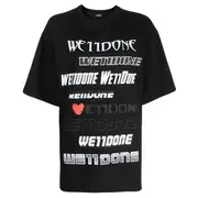 [We11done] 黑色愛心 T 卹