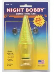 New Night Bobby Lighted Fishing Float Bobber For Night Fishing Model 118 Yellow