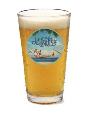 Jimmy Buffett - Rock - 16oz Pint Beer Glass Pub Barware Glassware Seltzer Tea