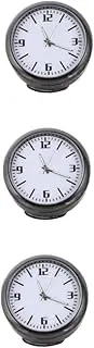ULTECHNOVO 3pcs Car Clock Digital Clock Digital Pocket Watch Auto Accessory Decorative Clock Car Quartz Clock Pocketwatch Car Vent Quartz Clock Automatic Watches Air Vent Clip Clock White Abs