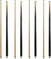 HMQQ Pool Cue Stick/Billairds cue Stick Pool Stick 58" Set of 2/Set of 4 /Set of 4 20OZ, 48" Set of 2/ Set of 4, with Different Weight/Size/Quantity