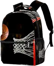 School Backpack Travel Bag,Basketball sport,Daypack for Outdoor Walk Small Sackpack