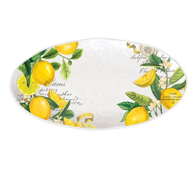 Michel Design Works - Lemon Basil Melamine Oval Platter