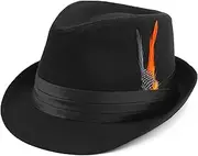[Besoogii] Classic Unisex Trilby Fedora Hat