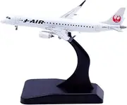 Pre-Built Model Aircraft 9CM Scale Miniature Aircraft Model 1:400 for Japan Airlines J-Air ERJ-190STD JA252J Finished Airplane Model Kit Miniature Airplane Model