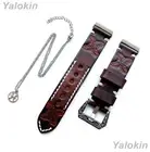 Pisces Zodiac Set Embossed Brown Leather Band Strap for Fitbit Versa 3 4 Sense 2