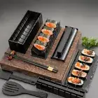 Sushi Making Kit Japanese Rice Ball Cake Roll Mold DIY Home Sushi Making To FJAU