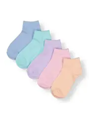 Girls 5Pk Low Cut Sock