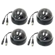 4 X SONY 550TVL 1/3 CCD Color Super Dome Cameras 3.6mm Lens