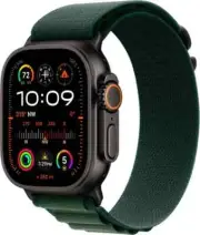 Apple Watch Ultra 2 GPS + Cellular 49mm Titanium Case Dark Green Alpine Loop - M
