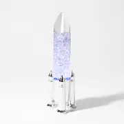Rocket Glitter Lamp Silver