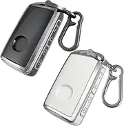 Key Fob Cover for Mazda CX5 CX50 CX30 - Soft TPU Key Fob Case for Mazda 3 Hatchback 6 CX9 with Key Chains 2019-2024 (Pack of 2)