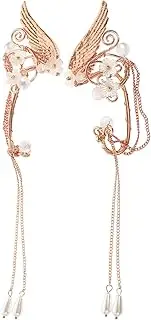 [Gogogmee] 1 Pair Ear Clip Ear Cuff Earrings for Women Tassel Ear Women Ear Ear Cuff for Women Girl Ear Jewelry Ear Jewelries Ear for Women Unique Earrings Ears