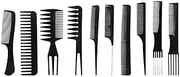 10Pcs/Set Hair Combs Salon Hairdressing Hair Style Barber Plastic Brush Comb