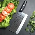 Meat Cleaver Knife Kitchen Chef Slicing Chop W6Mo5Cr4V2 M2 High-speed Steel Wood