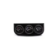 1Set 52mm Electronic 3 Gauge Kit Water Temp Oil Pressure Volt With 3 Hole Bracket
