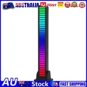 Type-C RGB 32 LED Voice-Activated Pickup Rhythm Light Bar (Jazz Black) AU