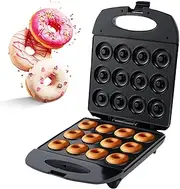Donut Making Machine, Donut Maker,12 Hole Electric Donut Oven Oven Tool Machine | Breakfast Baking Trays, Pastry Tray for Snacks, Desserts, Desserts