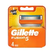 Gillette Fusion 5 Blade Refills (Pack of 4 Pieces)