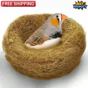 1 PC Coconut Fiber Nesting Box Bedding for Parakeet Finch Bird Cage 9x6 inch