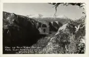 Kern River Canyon from Tower Rock - Camp Lewis CA 1928 RPPC Photo Postcard COPY