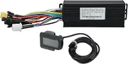 1000W 1500W Brushless Controller, Sine Controller LCD Display Kit for 36V 48V Electric Bikes, 30A Easy to Install Conversion Solution