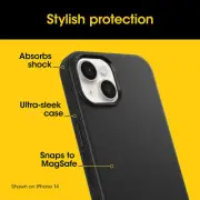 OtterBox Symmetry MagSafe Apple iPhone 15 Pro Protective Cover Case Black