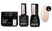 Siller Nude Base Pro LED UV Color French Rubber Base, Nude Base, Gel Nail Polish