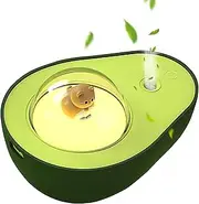 SHANGSKY Humidifiers with Night Light USB, Avocado Humidifier Cute Cat Night Light for Bedroom Kids, Silent Mini Desk Humidifier for Baby Nursery, Birthday Gifts for Boys and Girls, 210ml