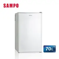 在飛比找momo購物網優惠-【SAMPO 聲寶】70公升無壓縮機電子式冷藏箱(KR-UB