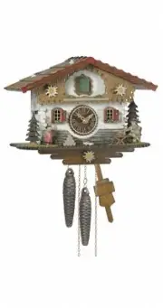 1 day running time cuckoo Clock Swiss House TU 1512 NEW