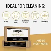 SpongeCo Dry Cleaning Soot Eraser-Pet Hair, Smoke, Soot, Dust - 3 sponges in set