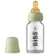 Bibs Baby Glass Bottle Complete Set 110ml - Sage