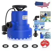 2200GPH Automatic Water Pump with 33FT Cord - Ideal for Pool and Flood Cleanup