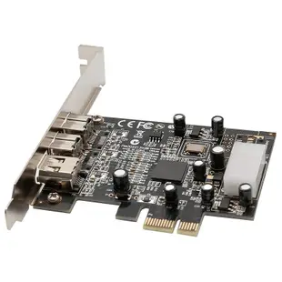 Sy-pex30016 3 端口 IEEE 1394 火線 1394B 和 1394A PCIe 1.1 X1 卡 TI