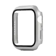 For Apple Watch iWatch Series SE 6 5 4 3 2 1 Case Full Glass Cover 40mm - Blue