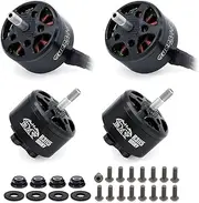 4pcs B3115 900KV Brushless Motors CW/CCW 5-6S for FPV Racing Drone Quadcopter with 250mm 18AWG Silicone Wires(Black)