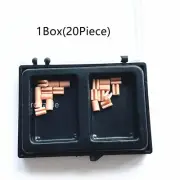 1Box Dental Rider Female Pink Riders Fits Hader Bar Attachment Short 4.5MM Lab