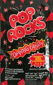 Pop Rock x 20 Strawberry Popping Candy Party Favors Candy Buffet Bulk Lollies