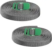 LIFKOME 2pcs Durable Camping Bundling Straps Luggage Tie Straps for Outdoor Activities Easy to Use for Hiking Adventure and Travel Random Color