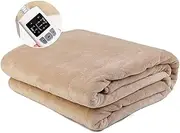 Heating Electric Blanket in Autumn and Winter Heated Blanket Thick Keep Warm Heated Pad Winter Mattress Carpet Machine Washable Fast Heat Setting with Auto Off