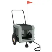 Andala Pets Pet Bike Trailer Grey and Black