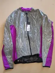 ASSOS CYCLING WINDPROOF Uma GT Clima WIND JACKET silver violet purple size Large