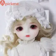 BJD 1/6 CUTE SD Doll Girl Ball Jointed Doll Eyes Face Make up Wig XMAS Gift Toy